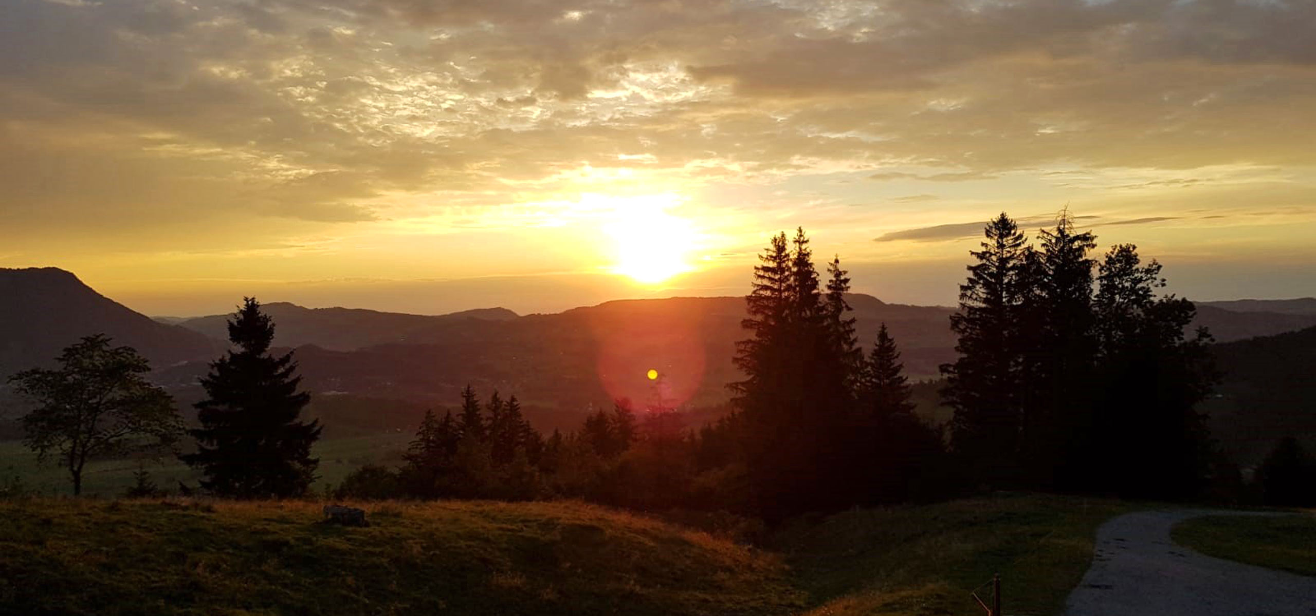 Wunderschöner Sonnenuntergang