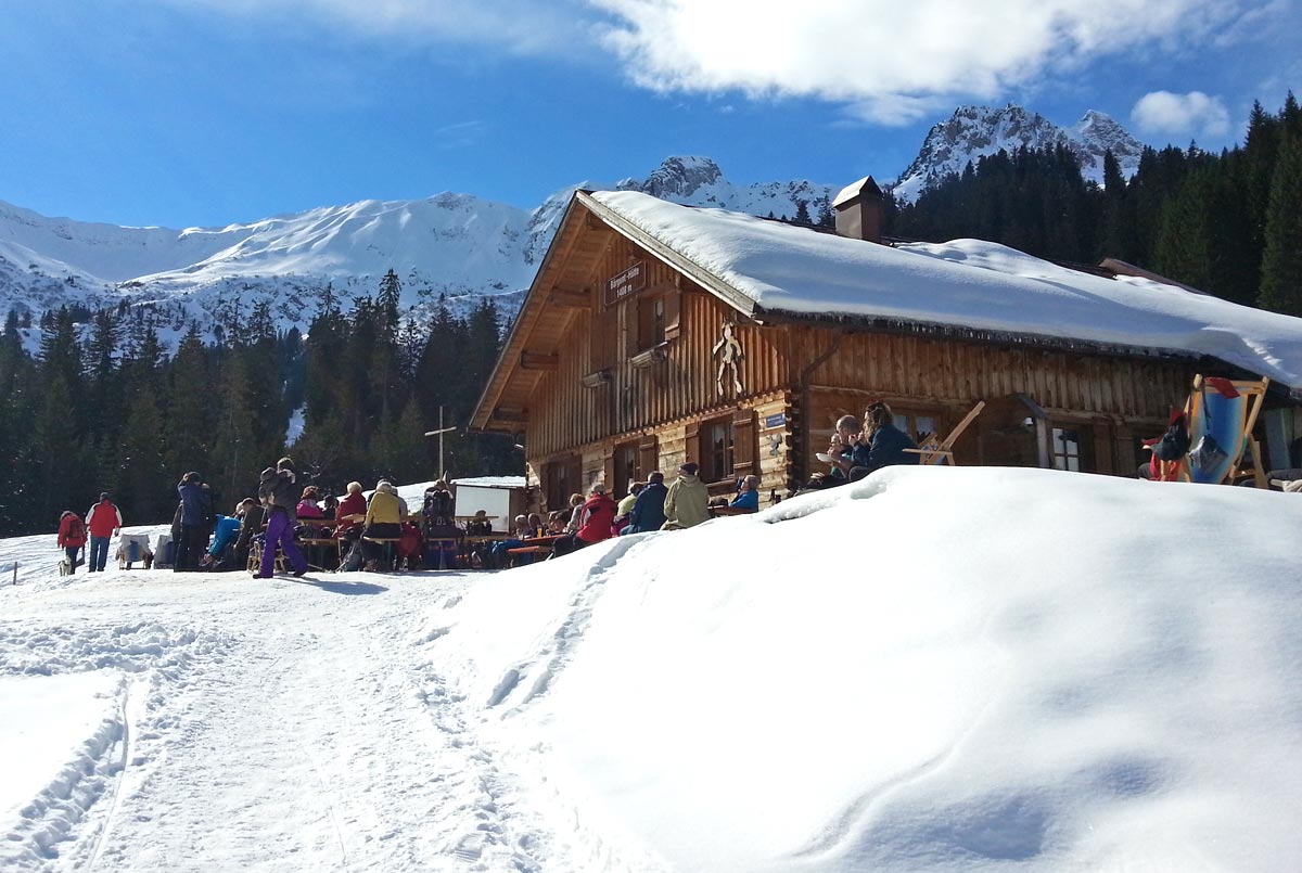 Alphütten im Allgäu